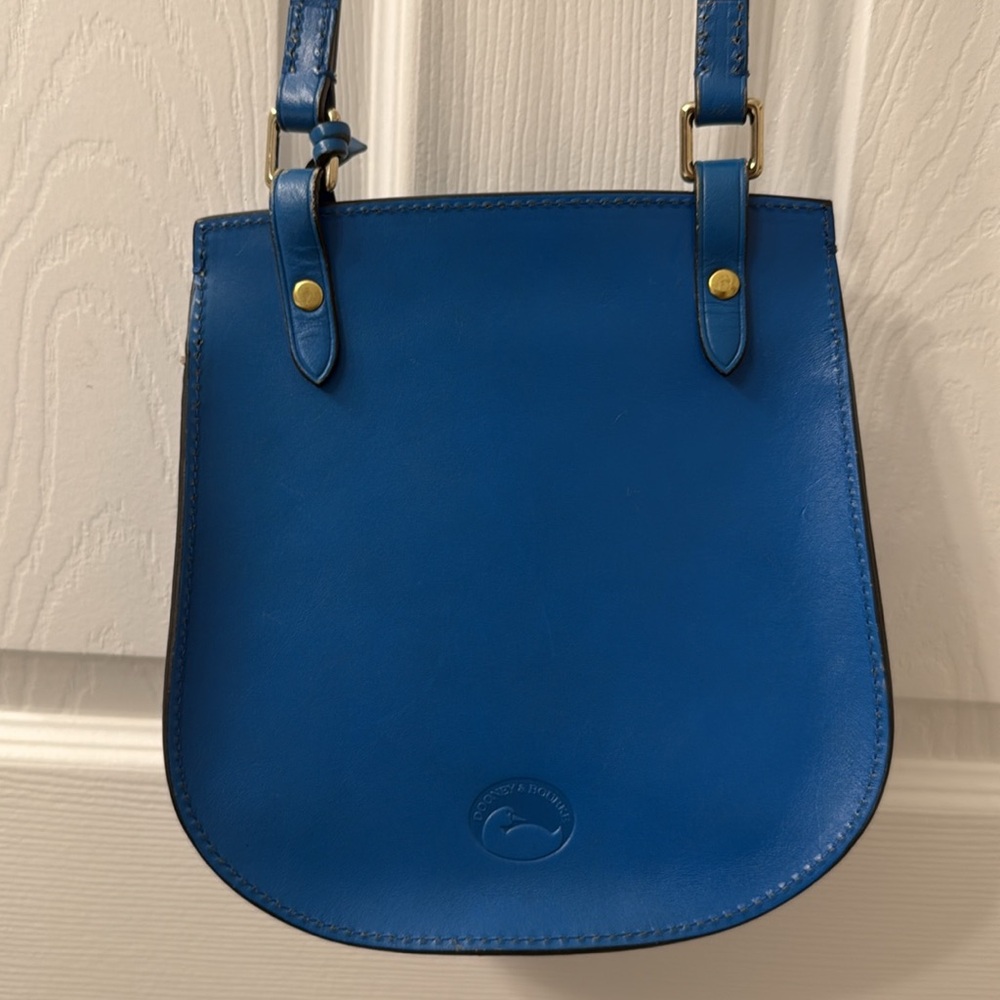 Dooney & Bourke Blue Leather Crossbody Bag - Picture 3 of 9